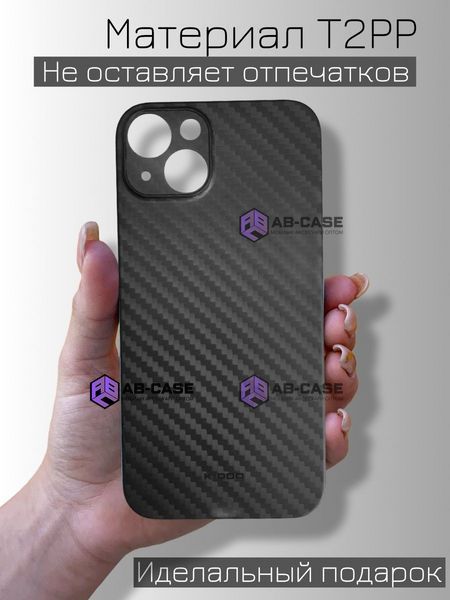 Ультратонкий чехол K-Doo Air Carbon для iPhone 13 Black 131331 фото