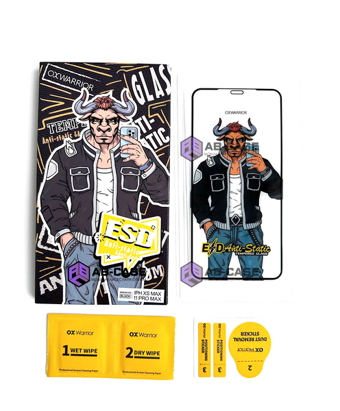 Защитное стекло OX Warrior (Zifriend) ESD Anti-Static (iPhone 15 Plus | 16 Plus) 677415 фото