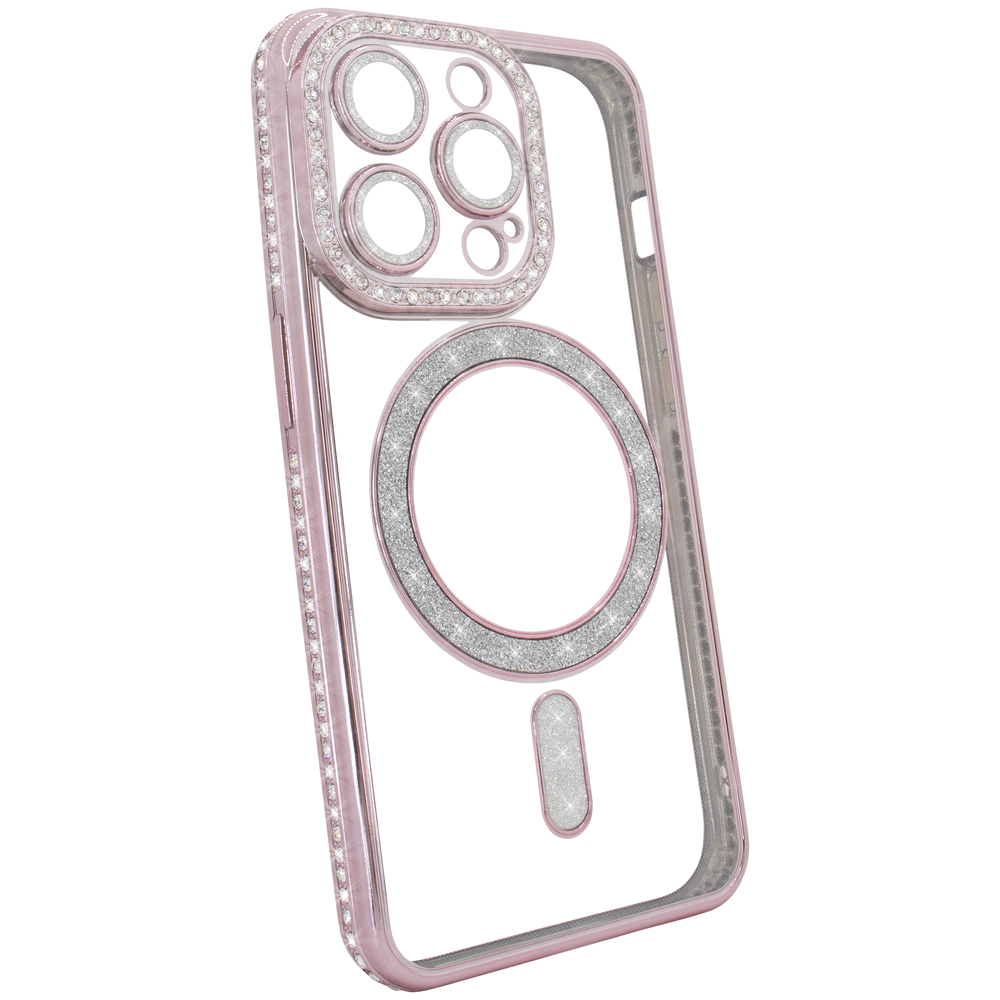 Чохол Diamond Shining Case with MagSafe (iPhone 15 Pro Max, Pink) 3769140000000 фото