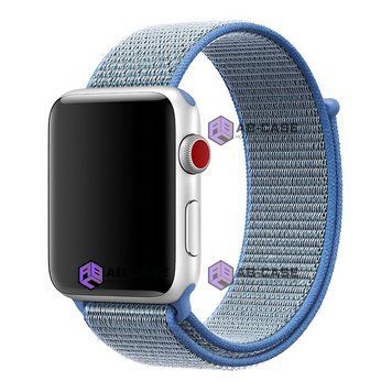 Ремешок для Apple Watch Nylon Loop нейлоновый (38mm, 40mm, 41mm, [42mm Series 10/11], Tahoe Blue) 234971 фото