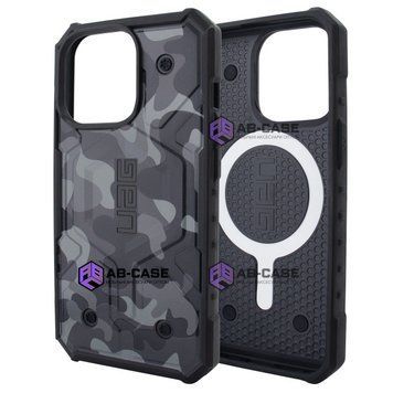 Чехол UAG with MagSafe camouflage (iPhone 15 Pro Max, Black-Gray) 3848660000001 фото