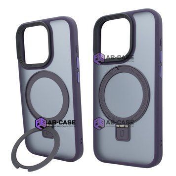 Чохол для iPhone 16 Pro: Nofelet MATT Ring Case MagSafe &mdash; Deep Purple 4006210000003 фото