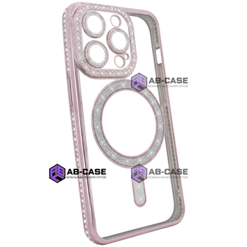 Чохол Diamond Shining Case with MagSafe (iPhone 15 Pro Max, Pink) 3769140000000 фото