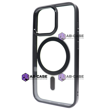 Чехол Crystal Guard with MagSafe (iPhone 15, Black) 609830 фото