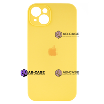 Чехол Silicone Case Full Camera для iPhone 13 Yellow 870158 фото