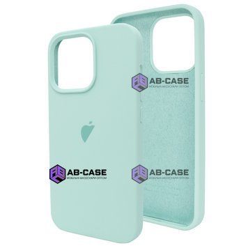 Чехол для iPhone 12 Pro Max Silicone Case Full №44 Marine Green 102277 фото