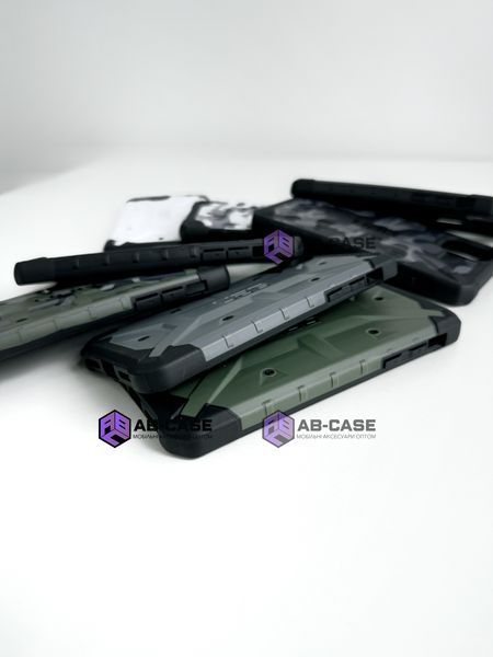Тактичний протиударний чохол UAG Pathfinder камуфляжний на iPhone 6 Plus | 7 Plus | 8 Plus (Orange-Green) 6724179 фото