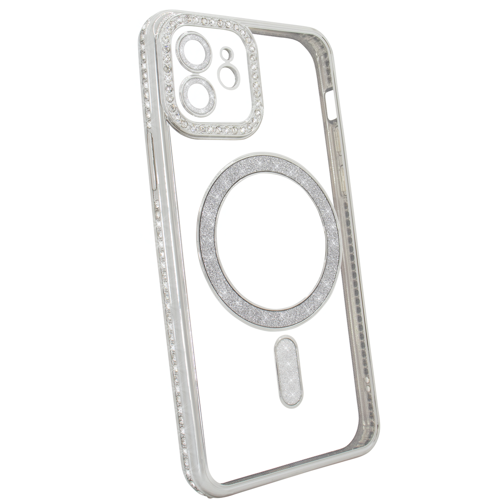 Чехол Diamond Shining Case with MagSafe (iPhone 11, Silver) 3768650000005 фото