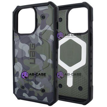 Чехол UAG with MagSafe camouflage (iPhone 15 Pro Max, Khaki-Green) 3848670000008 фото