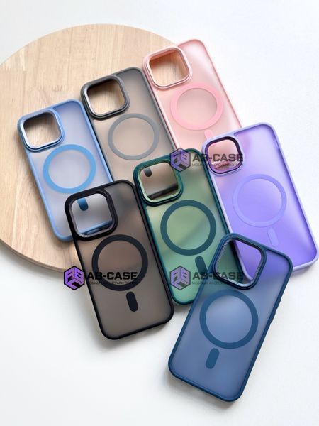 Чехол для iPhone 13 Pro Max | 12 Pro Max Nofelet MATT Case with MagSafe - Dark Blue 3900690000007 фото
