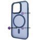 Чехол для iPhone 15 Pro Nofelet MATT Case with MagSafe - Dark Blue 3901180000002 фото