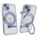 Чехол для iPhone 13 Clear Shining Holder with MagSafe Sierra Blue 311006 фото