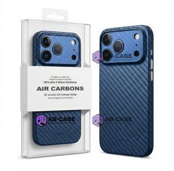 Ультратонкий чехол K-Doo Air Carbon (iPhone 17 Pro Max, Blue) 4187570000008 фото