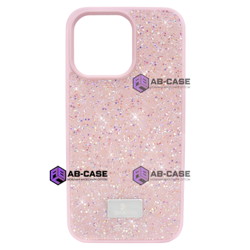 Чехол для iPhone 12 Pro Max : Swarovski Case &ndash; Pink 679202 фото