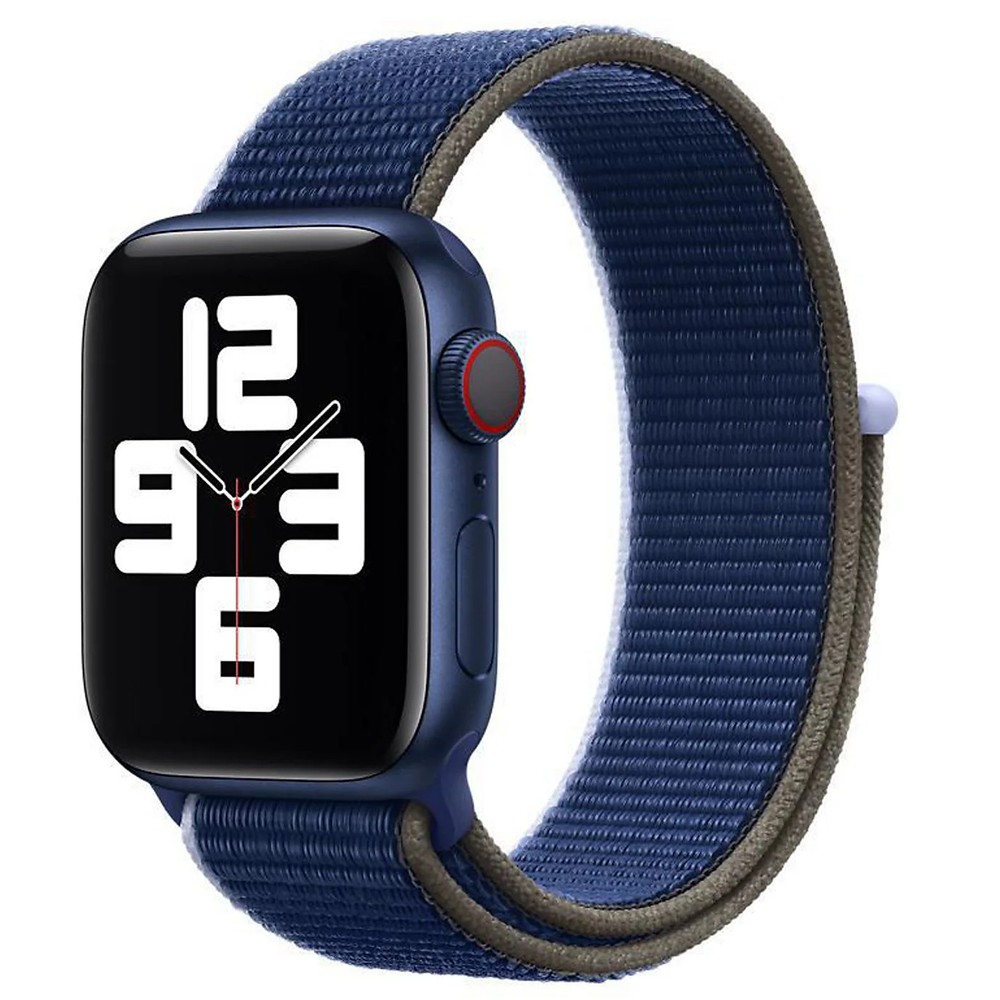 Ремінець для Apple Watch Nylon Loop 38mm | 40mm | 41mm | [42mm Series 10-12] &ndash; (Abbys Blue) 4254510000012 фото