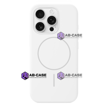 Чехол для iPhone 16 Pro : Silicone Slim MagSafe &ndash; White 4133380000004 фото