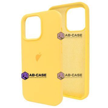 Чехол для iPhone 12 Pro Max Silicone Case Full №55 Canary Yellow 102279 фото