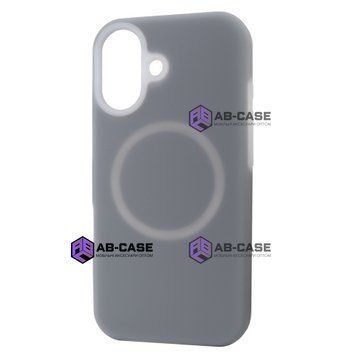 Чохол Neon Silicone Case MagSafe (iPhone 16 &ndash; Gray) 4307200000004 фото