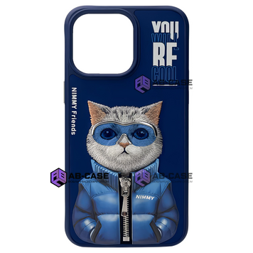 Чохол Nimmy Case AnimalZip (iPhone 15, Blue Cat) 3773530000006 фото