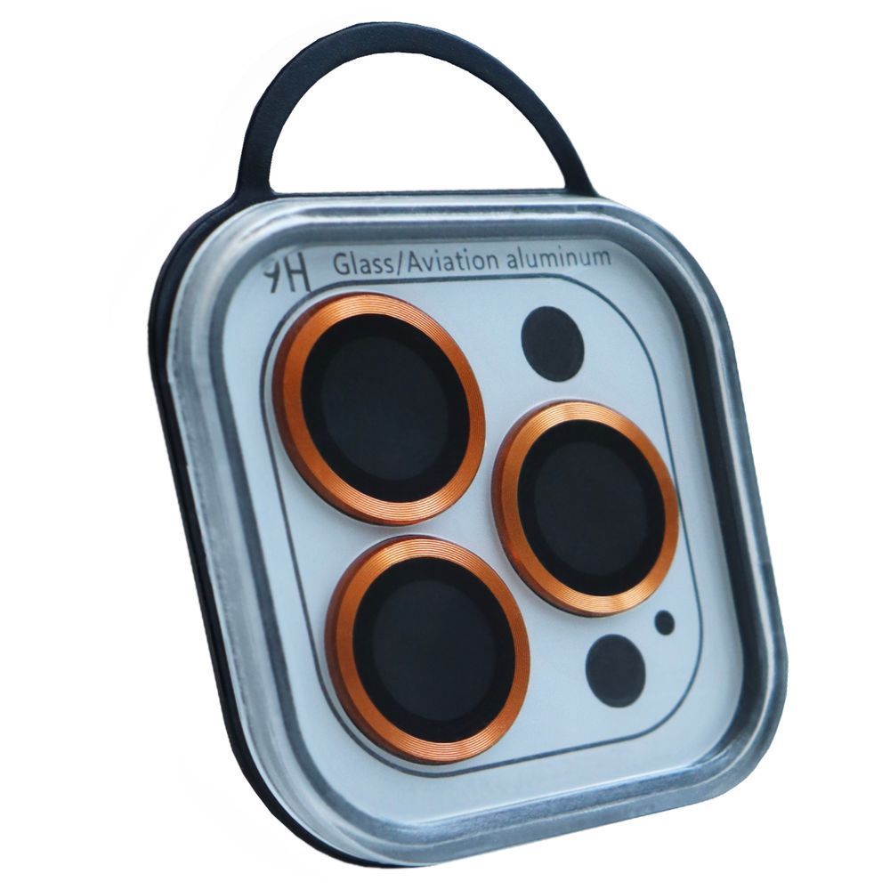 Защитное стекло на камеру Metal Classic (iPhone 14 / 14 Plus, Orange) 4150940000007 фото