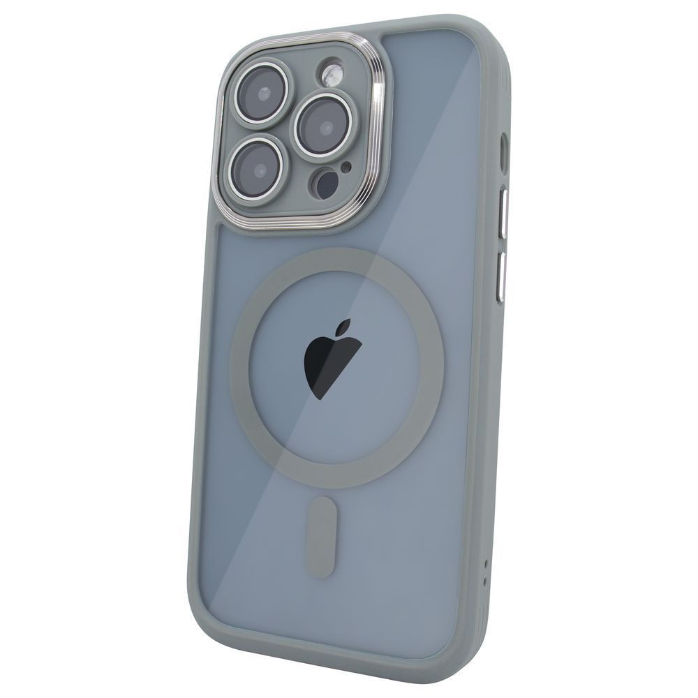 Чохол Nofelet Chrome Camera Case with MagSafe (iPhone 14 Pro Max, Gray) 3893560000002 фото