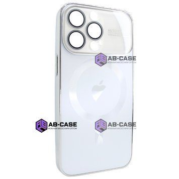 Чохол для iPhone 12 Pro Max матовий NEW PC Slim with MagSafe case із захистом камери White 603388 фото