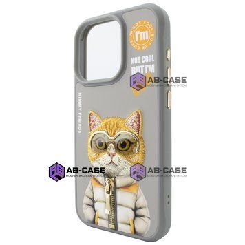 Чохол Nimmy Case AnimalZip (iPhone 15, Gray Cat) 3773540000003 фото