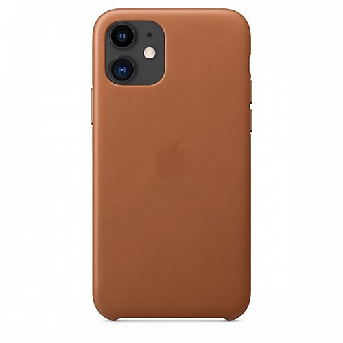 Чехол для iPhone 11 : Leather Case PU &ndash; Saddle Brown 789037 фото