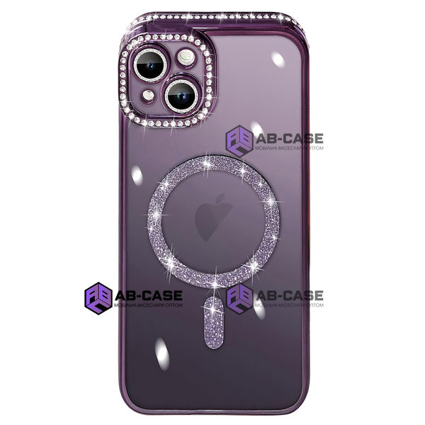 Чохол Diamond Shining Case with MagSafe (iPhone 12 Pro Max, Deep Purple) 3768670000009 фото