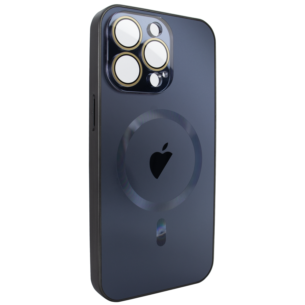 Чехол для iPhone 14 Pro Max - AG Titanium Case with MagSafe с защитой камеры матовый Black 3790050000002 фото