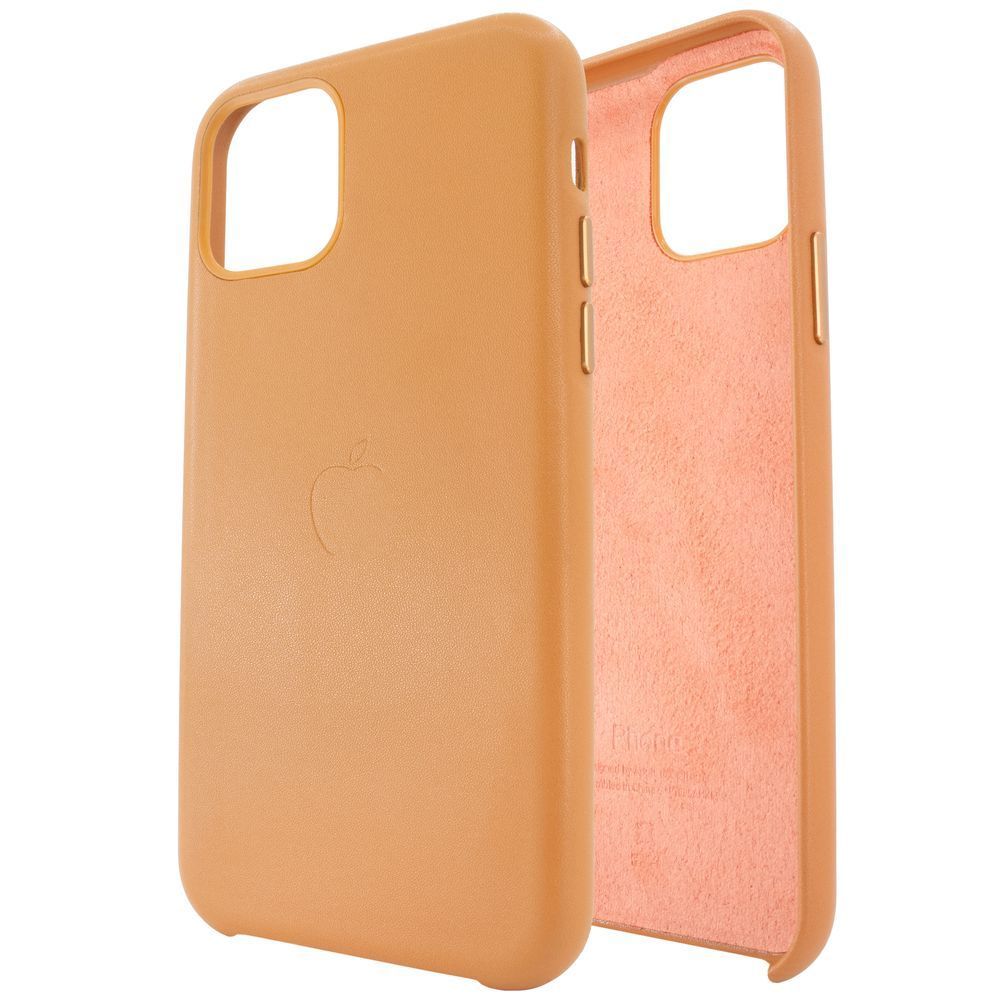 Чехол для iPhone 11 Pro : Leather Case PU &ndash; Golden Brown 789042 фото
