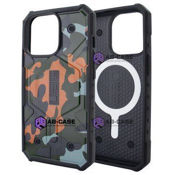 Чохол для iPhone 16 Pro UAG with MagSafe camouflage - Orange-Green 3936960000002 фото