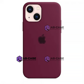 Чехол Silicone Case для iPhone 15 Plus Full (№52 Marsala) 607831 фото