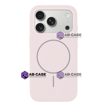 Чехол для iPhone 17 Pro Max : Silicone Slim MagSafe &ndash; Pink Sand 4133900000002 фото