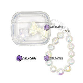 Чехол для AirPods 3 &mdash; Charmed Collection "White Bow" 4082910000000 фото