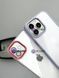 Чехол Crystal Guard для iPhone 15 Pro White - Red 876648 фото 2