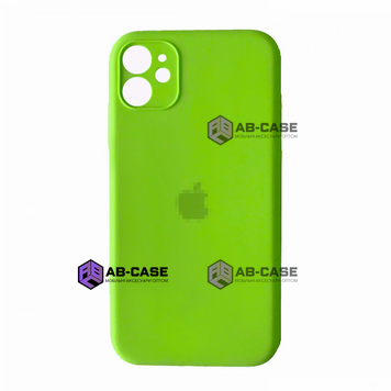 Чехол Silicone Case FULL CAMERA (для iPhone 11, Party Green) 566874 фото