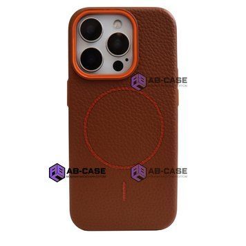 Grain Silicone MagSafe Case (iPhone 15 Pro, Saddle Brown) 4124230000008 фото