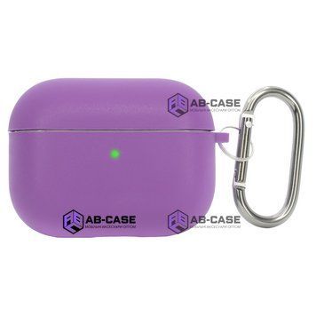 Чохол для Airpods Pro 2 with microfiber Purple 907798 фото