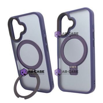 Чохол для iPhone 16: Nofelet MATT Ring Case MagSafe &mdash; Deep Purple 4006260000008 фото