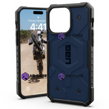 Чохол UAG with MagSafe (iPhone 12 | 12 Pro, Dark Blue) 4342710000007 фото