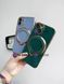 Чехол для iPhone 13 Pro Holder Glitter Shining Сase with MagSafe с подставкой и защитными линзами на камеру Sierra Blue 490288 фото 3