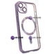 Чохол Shining with MagSafe на iPhone 14 Plus із захисними лінзами на камеру Deep Purple 575475 фото