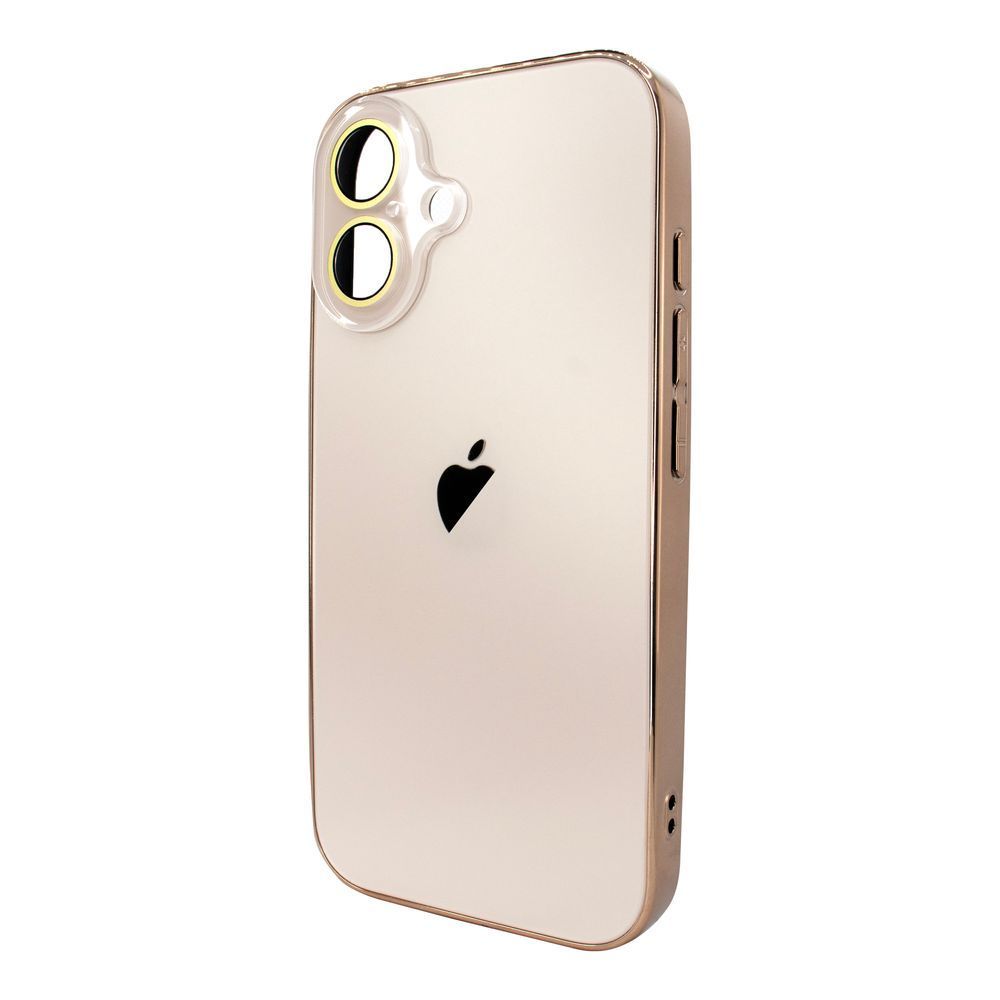 Чехол для iPhone 16 : AG-PC Glass &ndash; Gold 4067380000002 фото