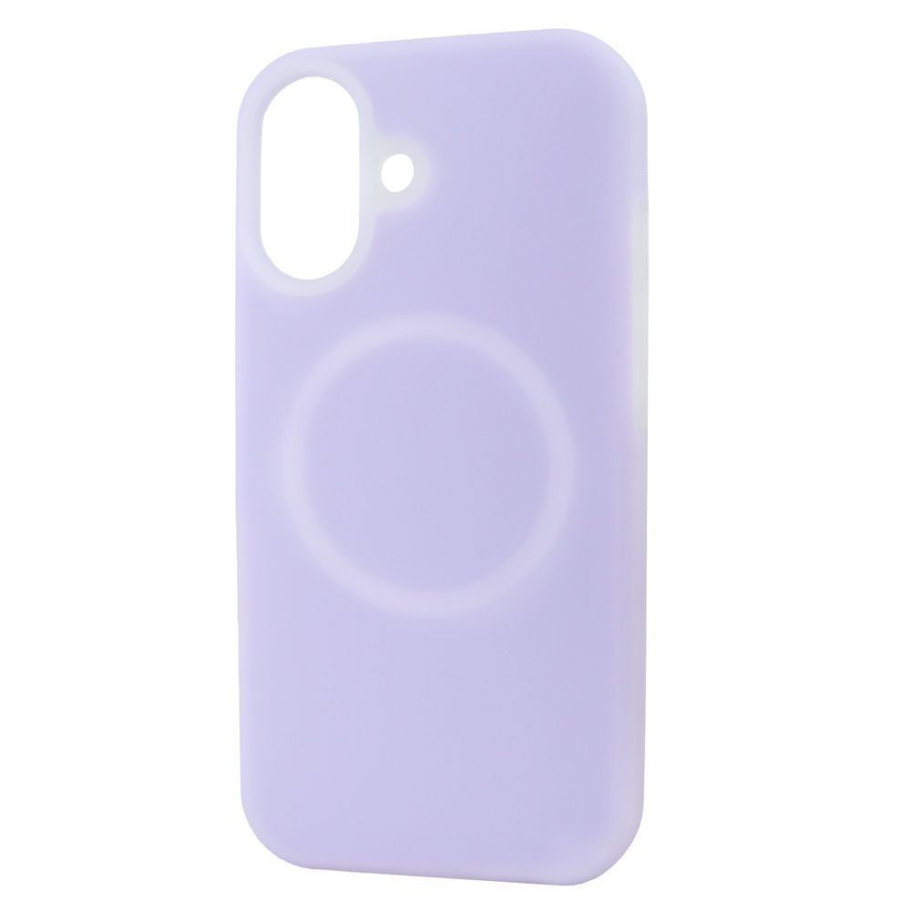 Чохол Neon Silicone Case MagSafe (iPhone 16 &ndash; Purple) 4306740000000 фото
