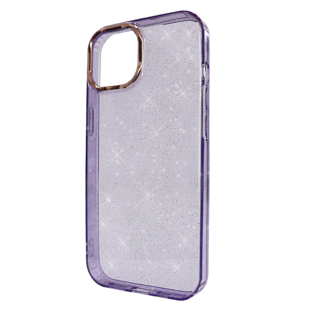 Чохол для iPhone 15 Sparkle Case з блискітками Purple 182041 фото