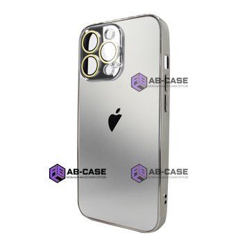 Чохол для iPhone 15 Pro Max : AG-PC Glass &ndash; Silver 4066880000000 фото