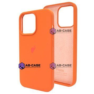 Чехол для iPhone 12 Pro Max Silicone Case Full №13 Orange 102283 фото