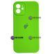 Чехол Silicone Case Full Camera для iPhone 12 Lime Green 210418 фото