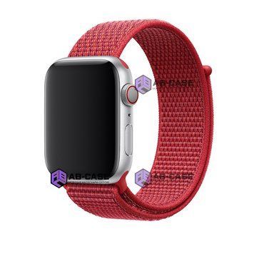 Ремешок для Apple Watch Nylon Loop нейлоновый (42mm, 44mm, 45mm, 46mm, 49mm Red) 234978 фото